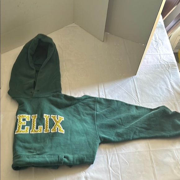 Levi's Green Oversized Hoodie with Yellow Accents - Picture 6 of 6